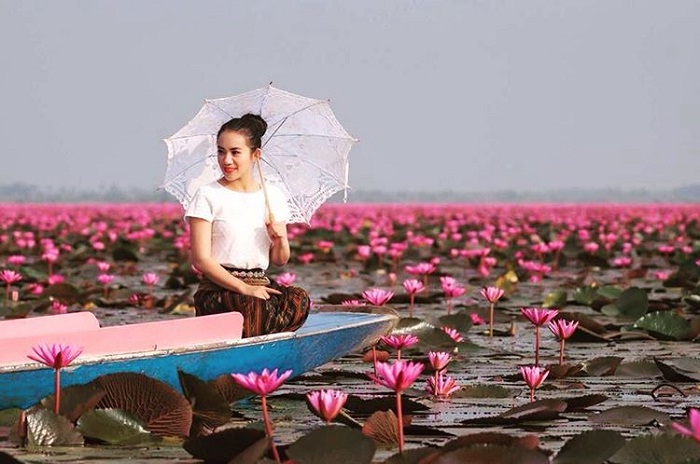 Nên đi du lịch hồ Sen Đỏ Thái Lan khi nào?