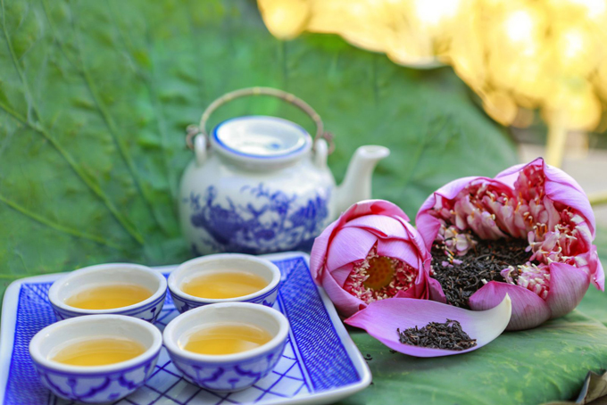 Trà sen Hồ Tây – đệ nhất trà Việt